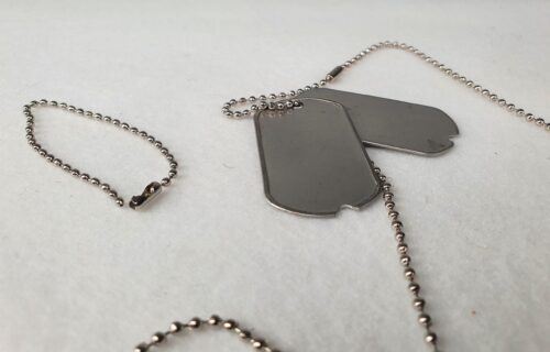 Plaque d'identification US WW2 DOG TAG (reproduction)