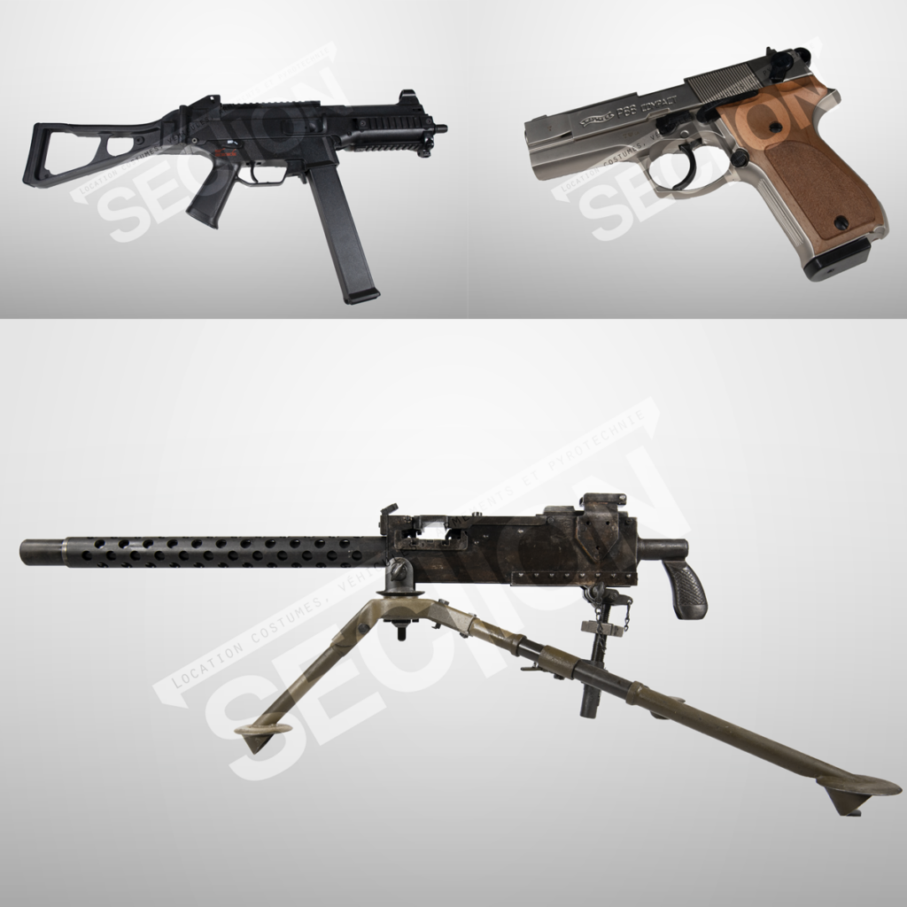 photo présentation armes